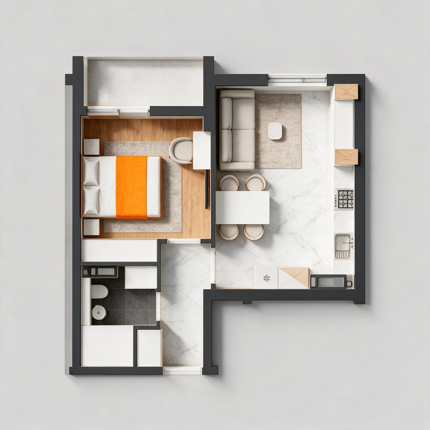 Планировка квартиры 35